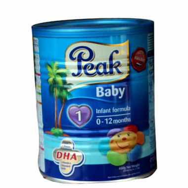 PEAK BABY INFANT FORMULA STEP 1 0-12 MONTHS TIN 400 G