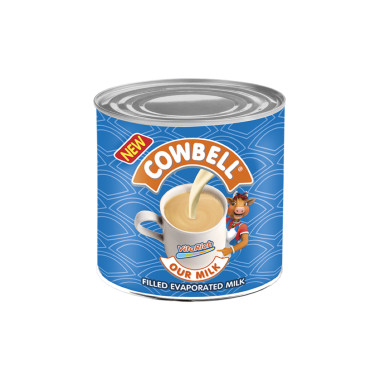COWBELL FILLED EVAPORATED MILK TIN 160 G