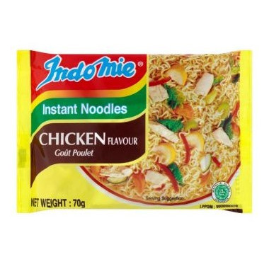 INDOMIE INSTANT NOODLES CHICKEN FLAVOUR 70G
