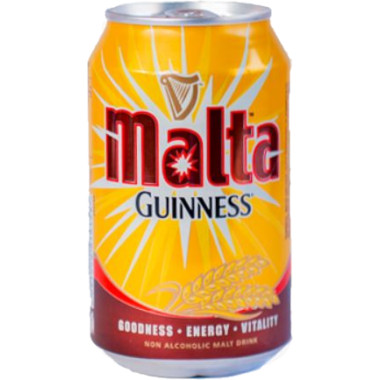 MALTA GUINNESS NON-ALCOHOLIC MALT DRINK CAN 30 CL